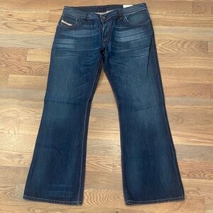 Diesel Classic Bootcut Men's Jeans in Deep Blue